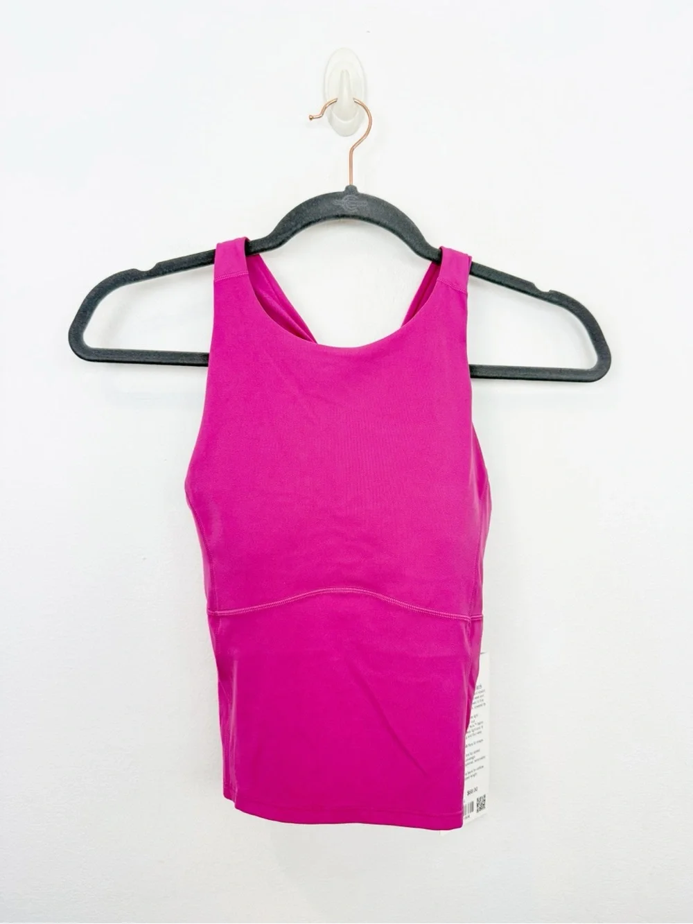 Lululemon Key To Balance Tank Top Pink Lychee Size 4 NWT